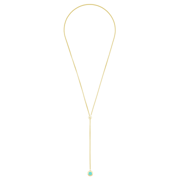 TURQUOISE CHIP LARIAT