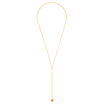 ORANGE CHIP LARIAT