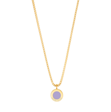 OCEAN LAVENDER CHIP NECKLACE