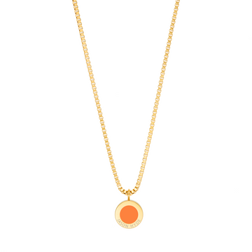 OCEAN ORANGE CHIP NECKLACE