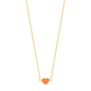 AMARE ORANGE CHIP NECKLACE