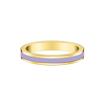 Lavender chip single ring.