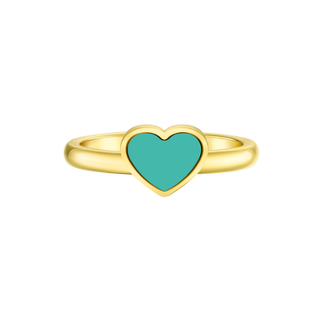 BEAUTIFUL TURQUOISE CHIP RING