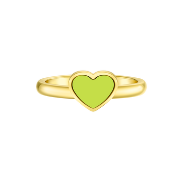 VIBRANT LIME GREEN CHIP RING