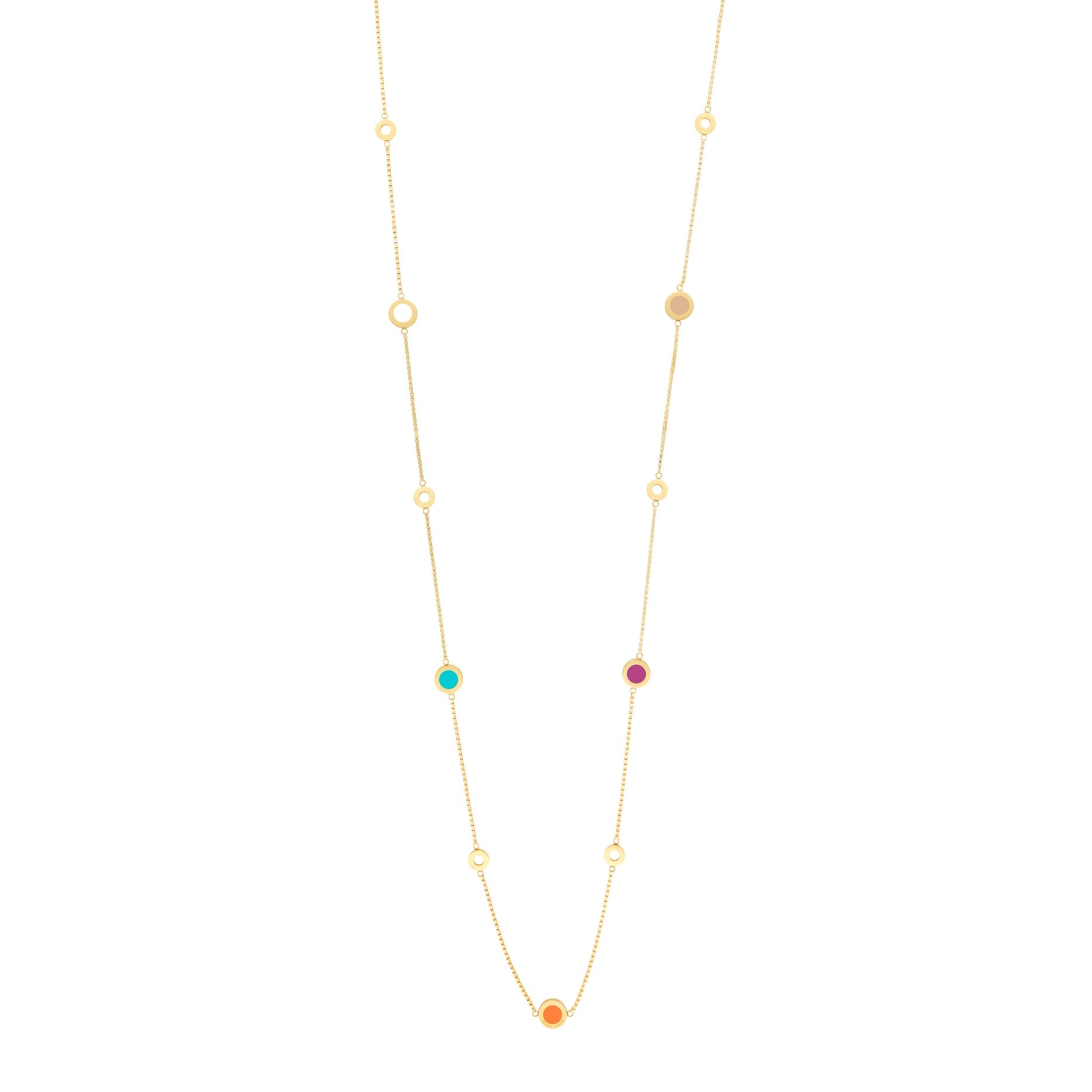 DESIGN MULTICOLOR CHIPS SAUTOIR.