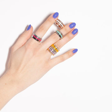 WEWA TUBE TURQUOISE CHIP RING