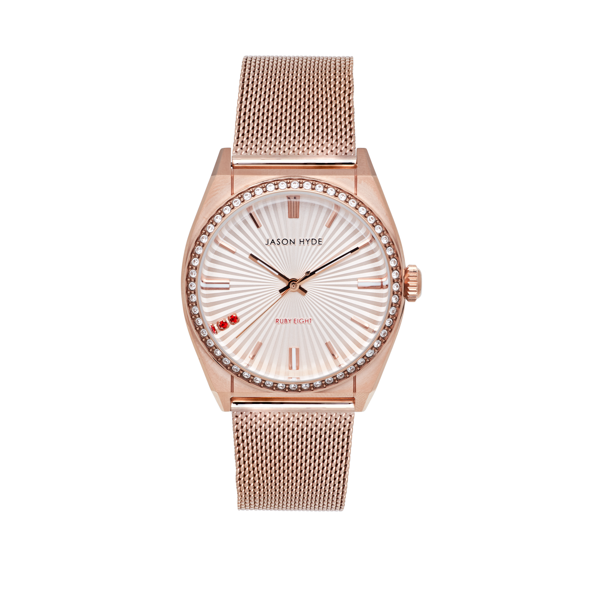 ROSE SUNRAY DIAL 36MM WATCH  WITH MESH STRAP