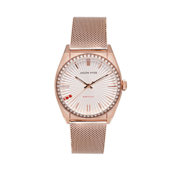 ROSE SUNRAY DIAL 36MM WATCH  WITH MESH STRAP