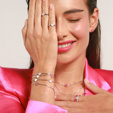 AMARE LIGHT PINK CHIP RING