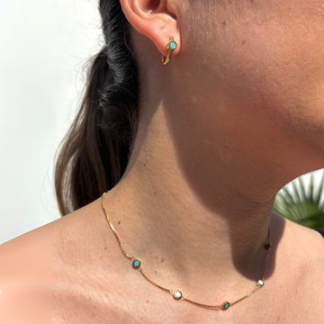 NEW WAVE Set | Turquoise & White