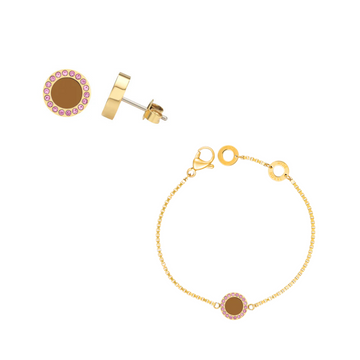OCEAN Set | Nutshell & Colored Zirconia