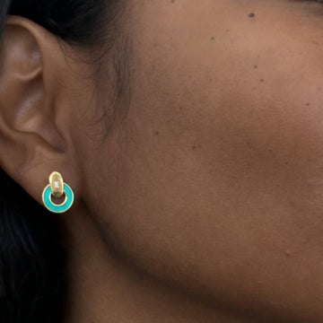 NEREIDA TURQUOISE CHIP EARRINGS