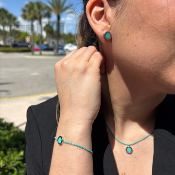 OCEAN Set | Turquoise & Silver