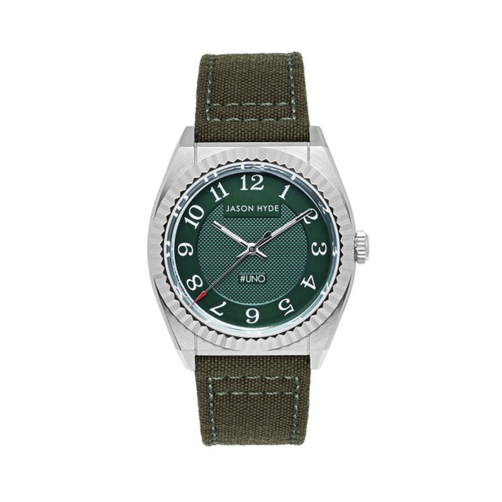 #UNO | 40MM WATCH GREEN DIAL - GREEN STRAP