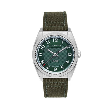 #UNO | 40MM WATCH GREEN DIAL - GREEN STRAP