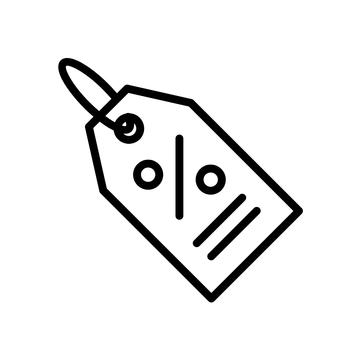 Discount price tag icon