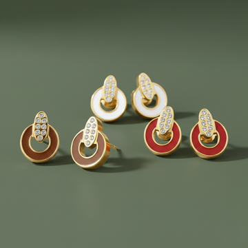 Three pairs of Nereida earrings 