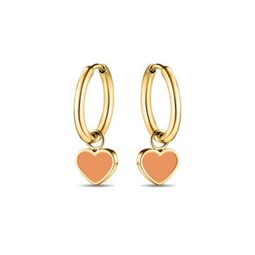 AMARE HOOPS HANGING APRICOT CRUSH CHIP