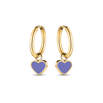 AMARE HOOPS HANGING PERSIAN BLUE CHIP