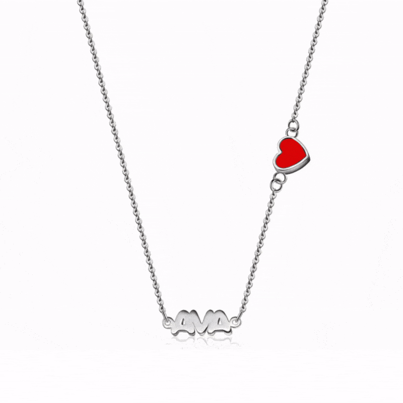 Aquaname necklace gif