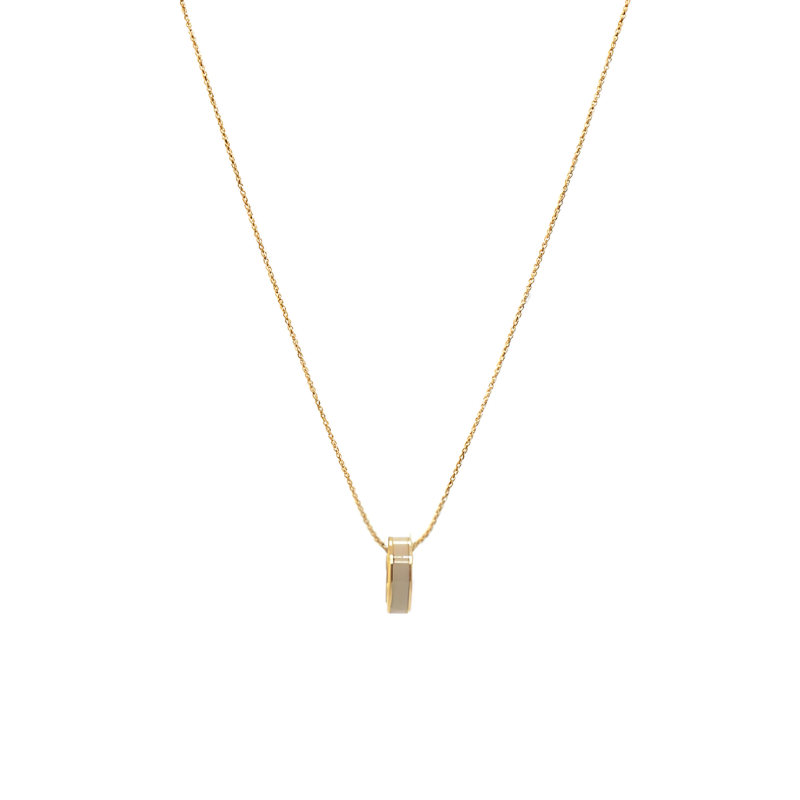Beige Jason Hyde Wewa Circle Chip Necklace
