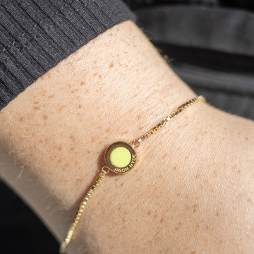OCEAN LIME GREEN CHIP BRACELET