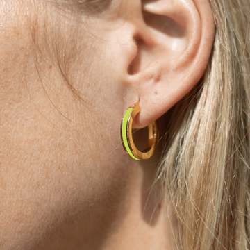 WEWA SINGLE LIME GREEN HOOPS