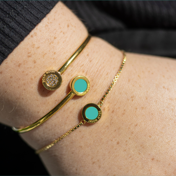 OCEAN TURQUOISE CHIP BRACELET