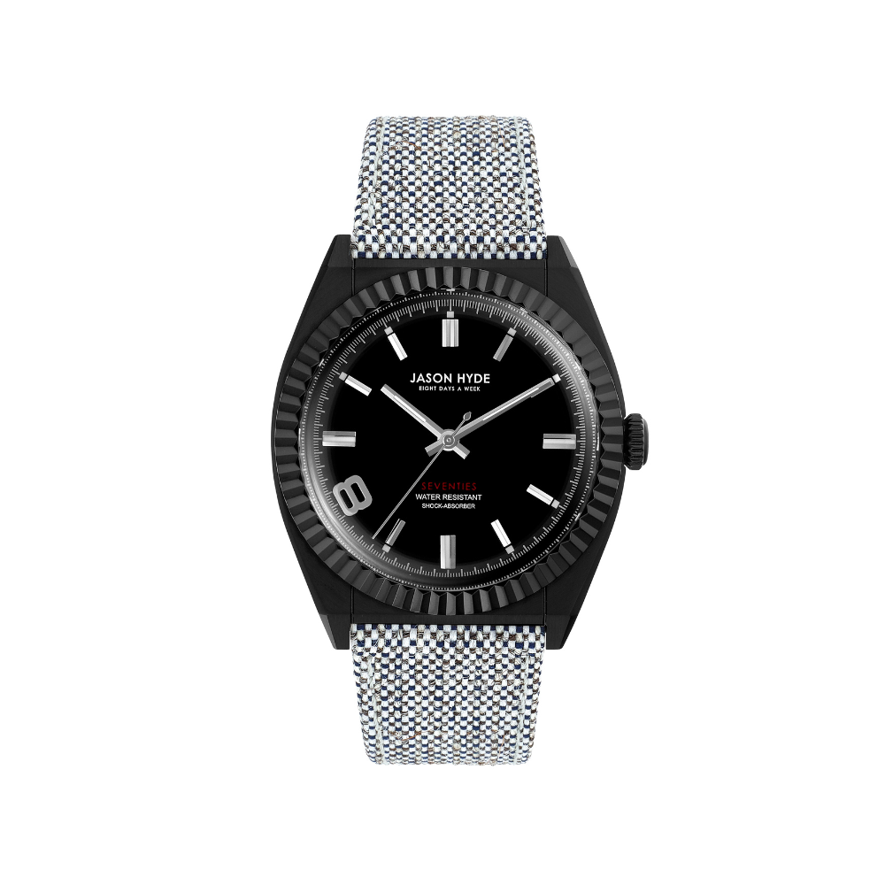 BLACK DIAL 36MM WATCH