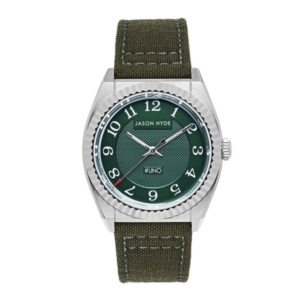 #UNO | 40MM WATCH GREEN DIAL - GREEN STRAP