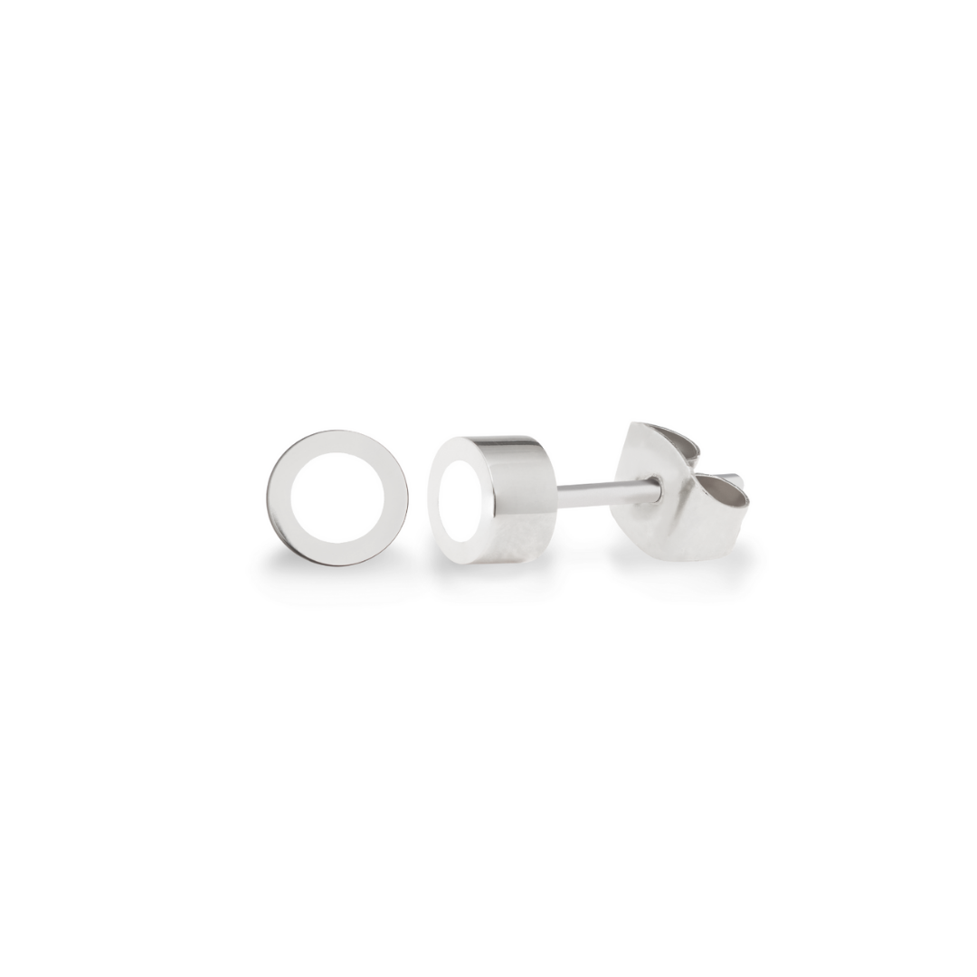 NEW WAVE WHITE CHIP EARRINGS