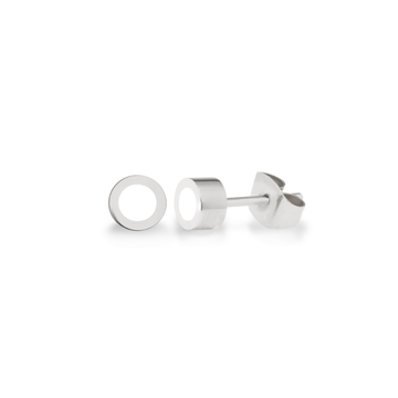 NEW WAVE WHITE CHIP EARRINGS