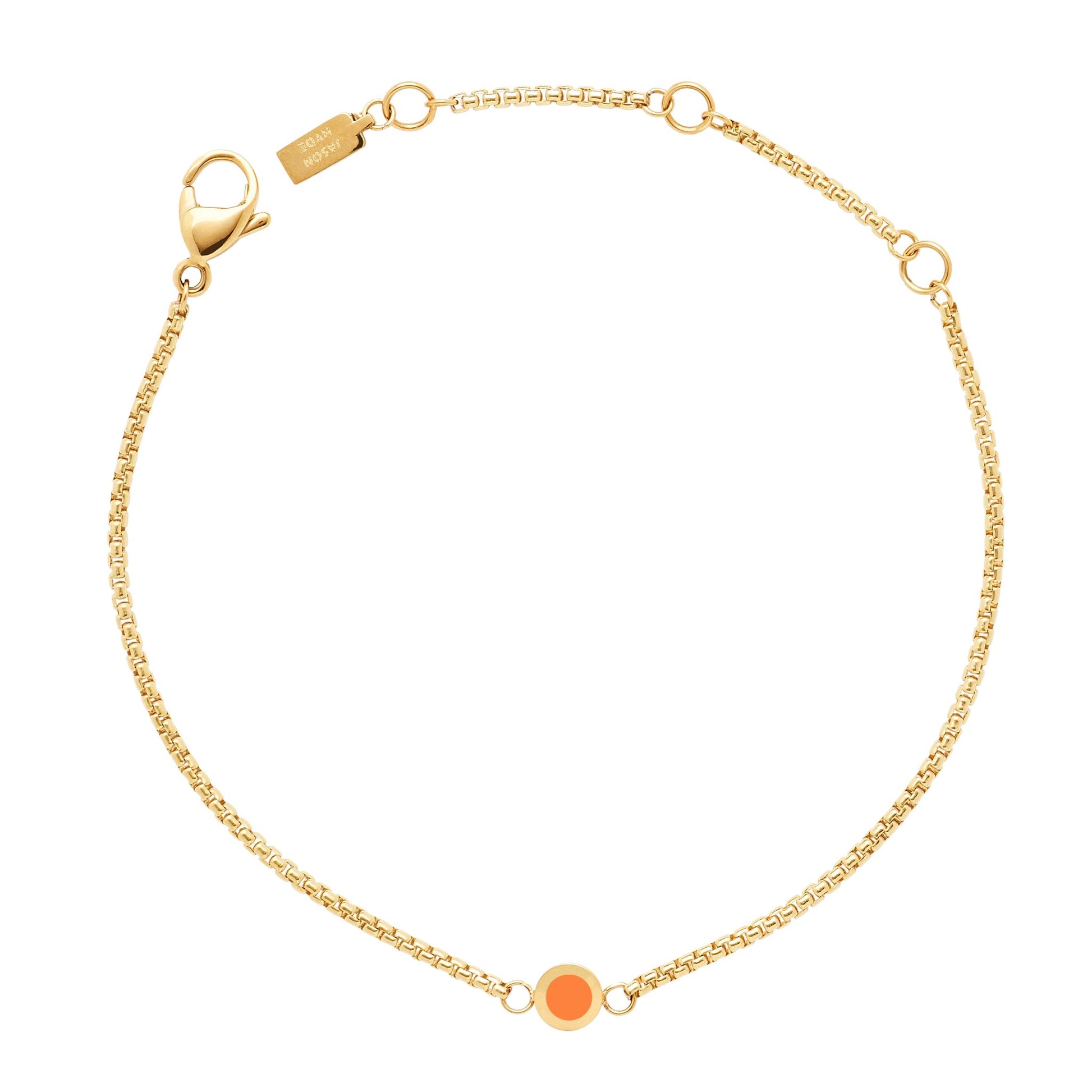ORANGE 1 CHIP BRACELET