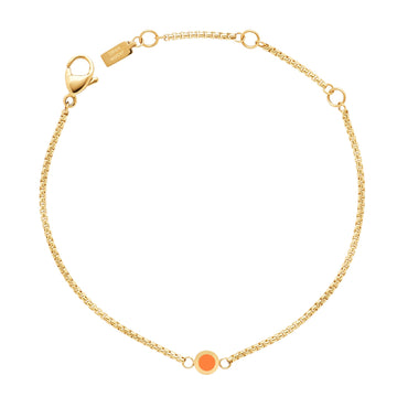 ORANGE 1 CHIP BRACELET