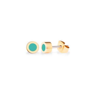 NEW WAVE TURQUOISE CHIP EARRINGS