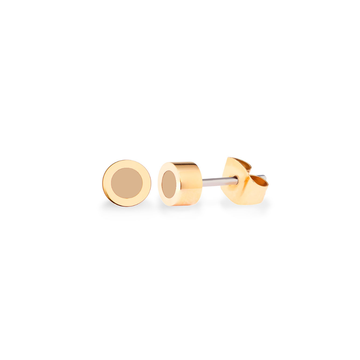 NEW WAVE BEIGE CHIP EARRINGS