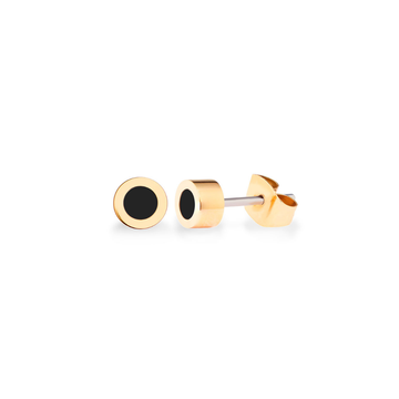 NEW WAVE BLACK CHIP EARRINGS