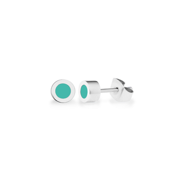 NEW WAVE TURQUOISE CHIP EARRINGS
