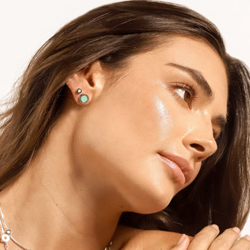 OCEAN TURQUOISE CHIP EARRINGS