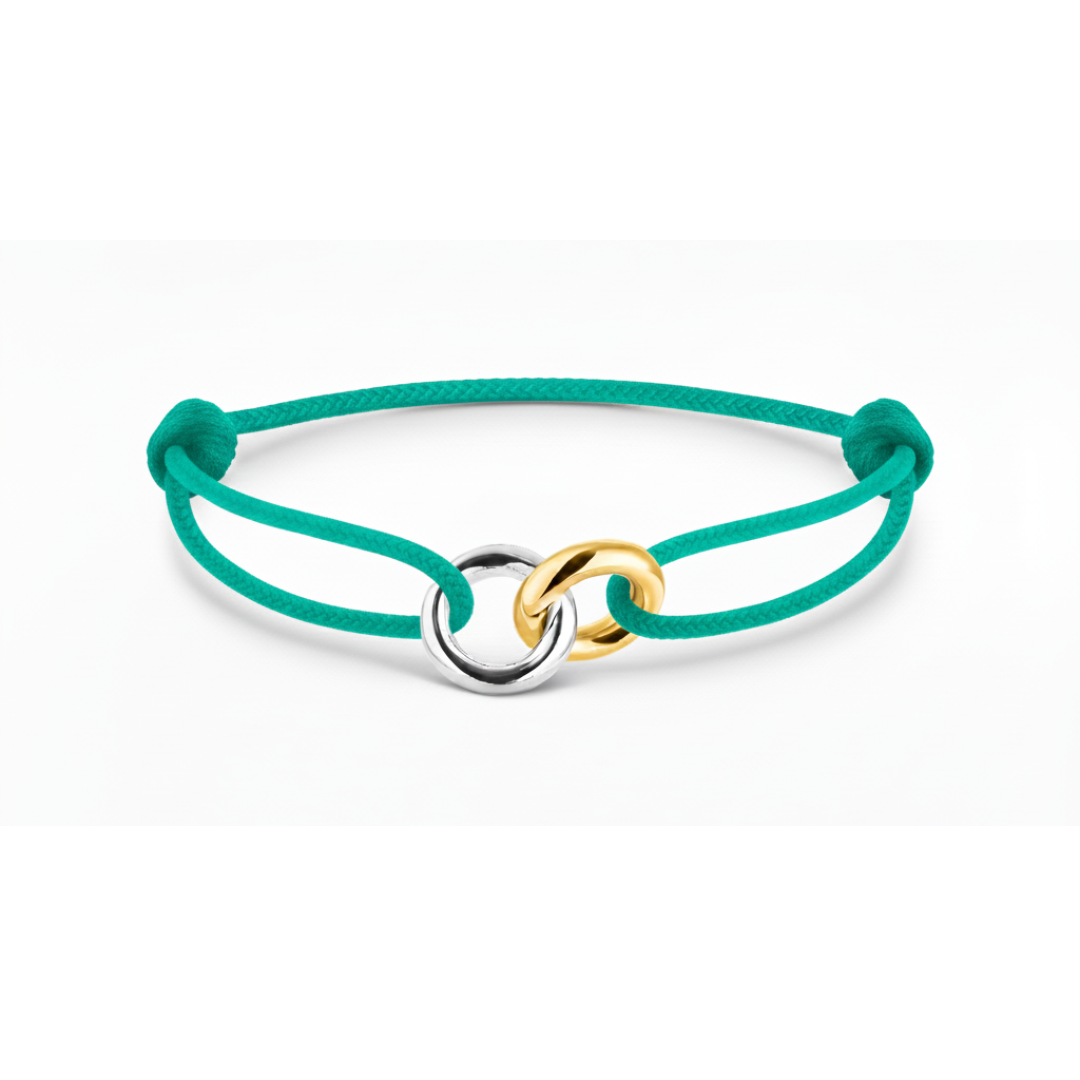 Turquoise Sayna Cord bracelet by Jason Hyde