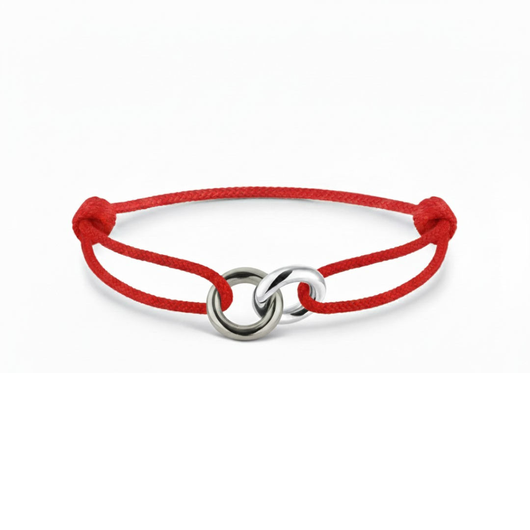 SAYNA RED CORD BRACELET BY JASON HYDE