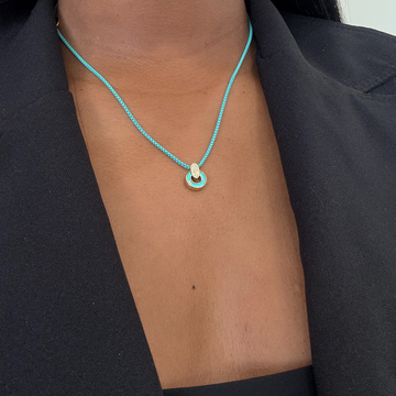 Turquoise Nereida Necklace with Zirconia