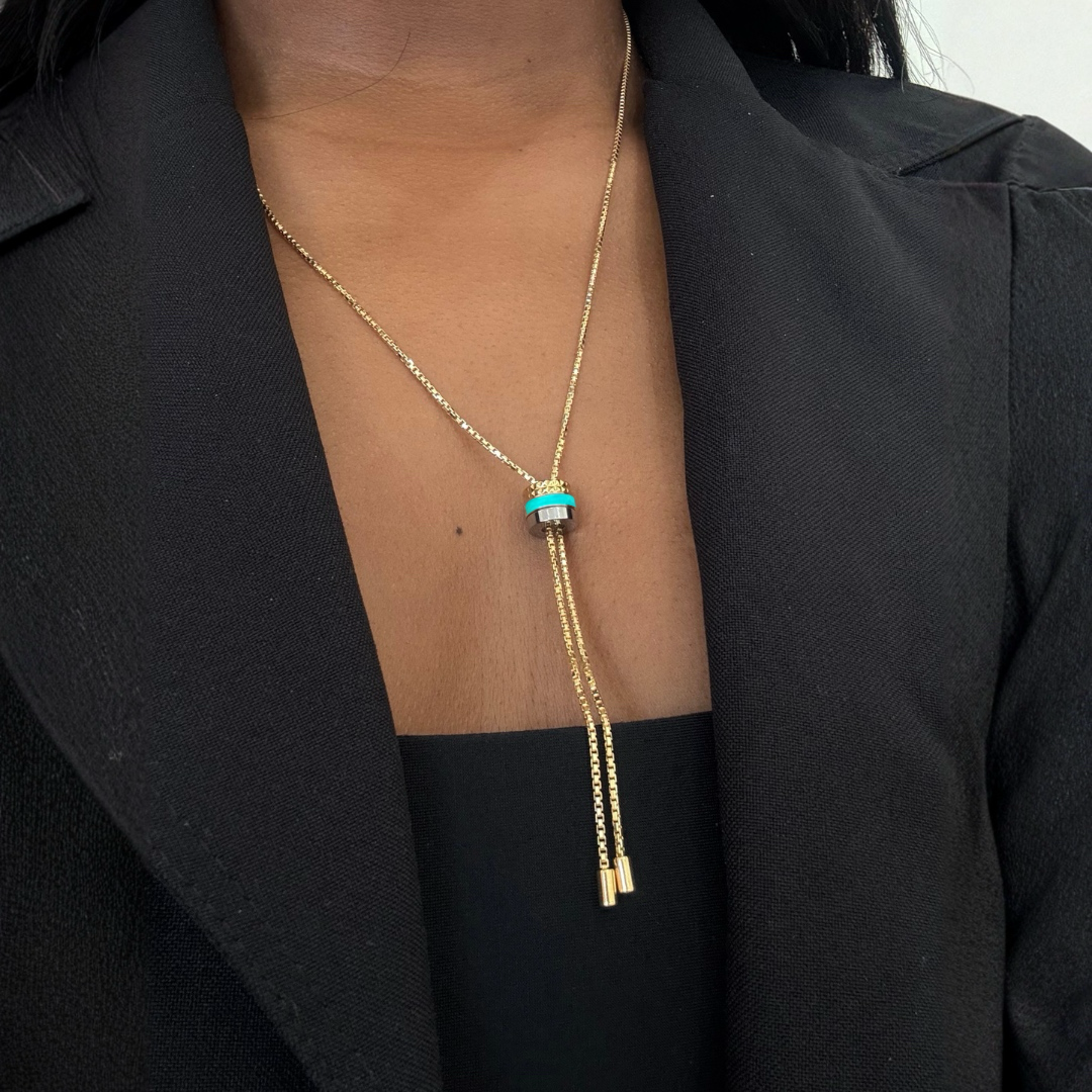 Wewa Turquoise Wewa Bolo Tie Necklace