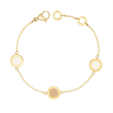 OCEAN CAPPUCCINO AND BEIGE CHIPS TRIO BRACELET
