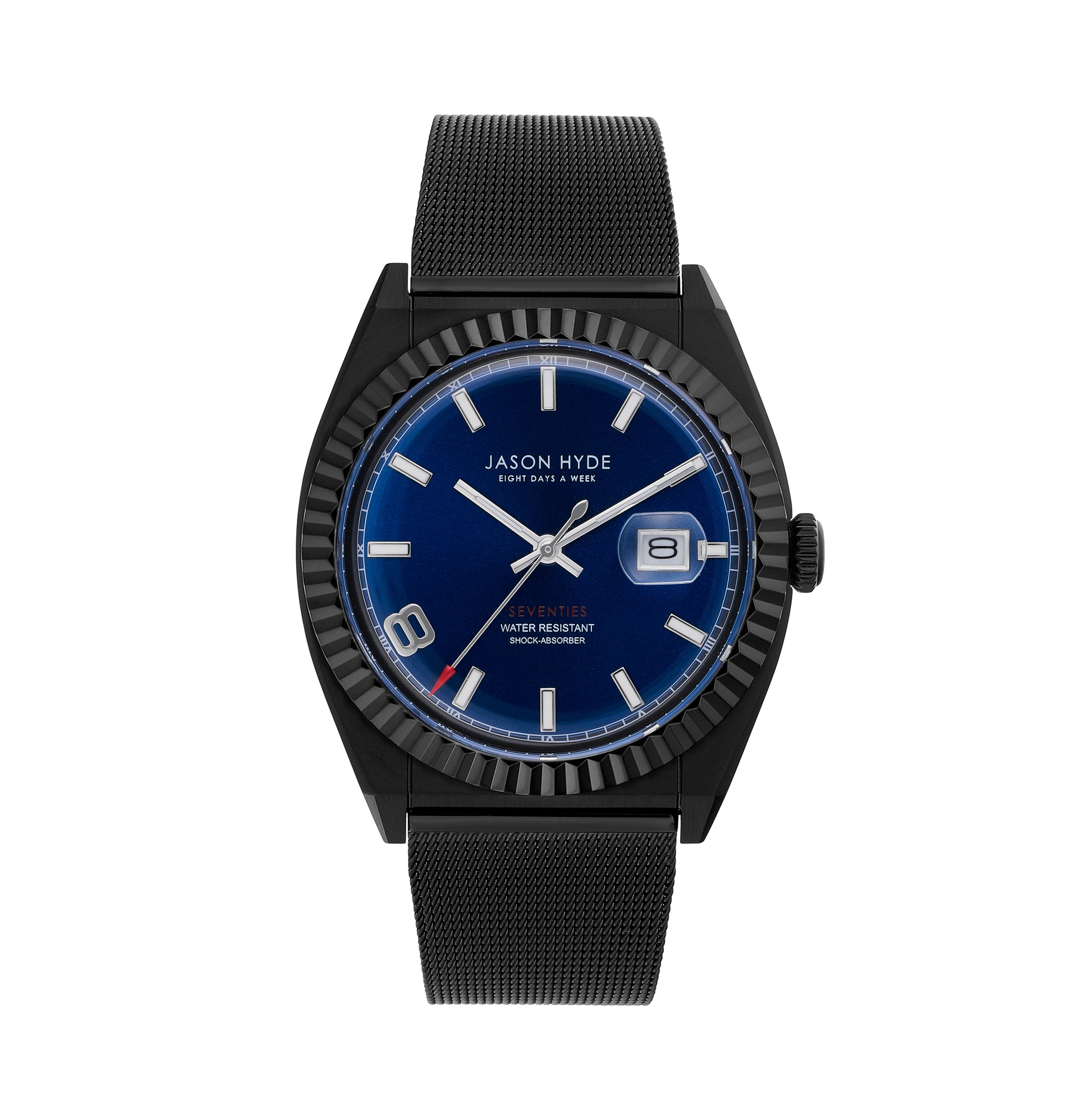 I HAVE A DATE | 40 MM WATCH STAINLESS STEEL IP BLACK