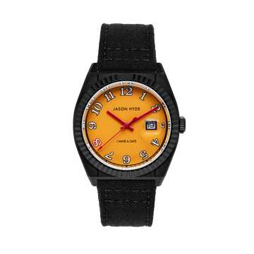 I HAVE A DATE | 40 MM WATCH YELLOW DIAL - CORDURA STRAP