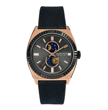 LUNATICO | 40 MM WATCH STAINLESS STEEL AND BLACK IP  