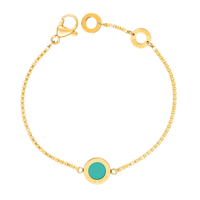 TURQUOISE CHIP BRACELET