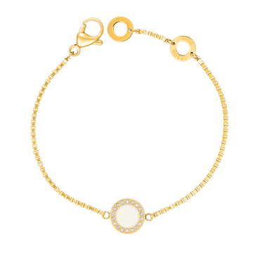 OCEAN CAPPUCCINO CHIP WITH ZIRCONIA BRACELET