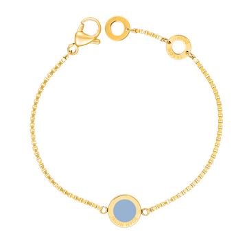 OCEAN POWDER BLUE CHIP BRACELET